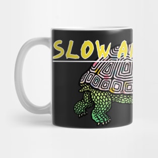 Slow and steady tortoise and the hare pink Mug